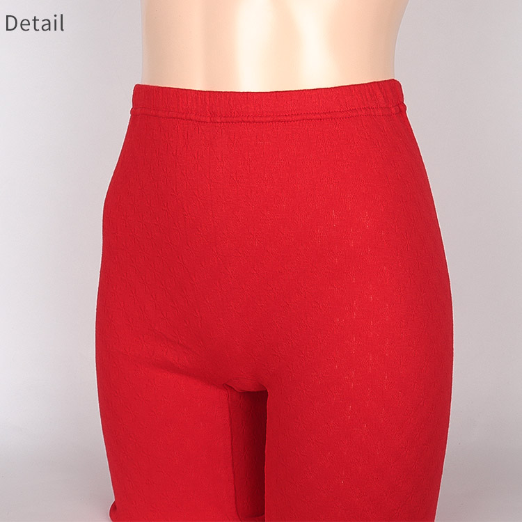 日本製★赤い肌着★ふんわり綿100％★女性用ズボン下5分丈